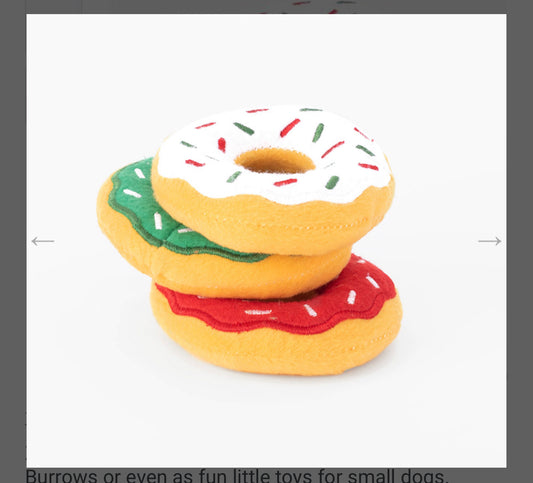 Mini 3 pack holiday donuts